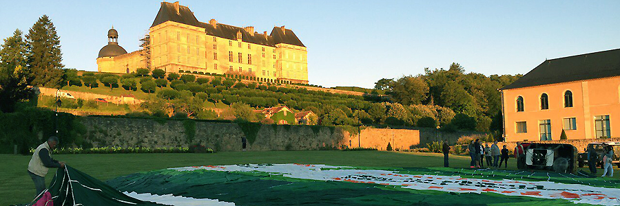 Installation et mise en oeuvre pour le vol en montgolfière