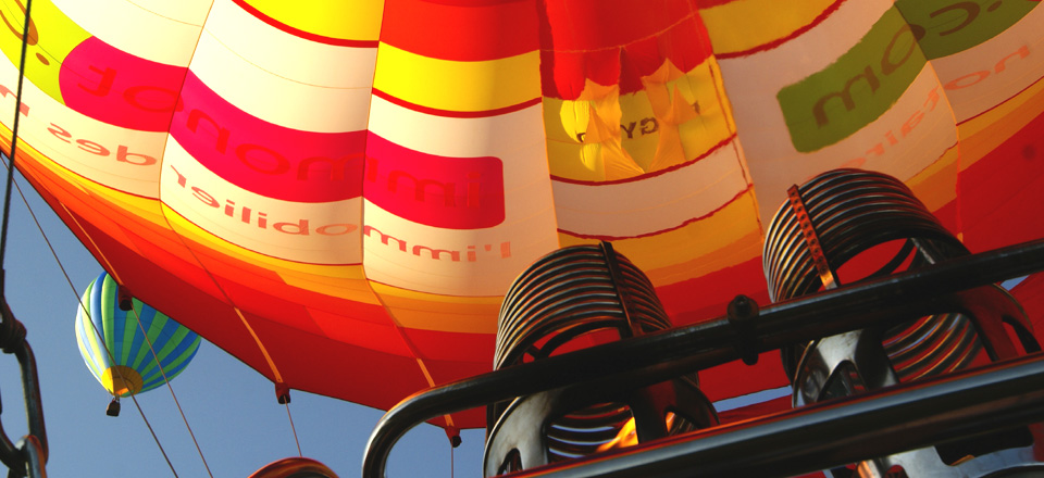 Montgolfière en vol