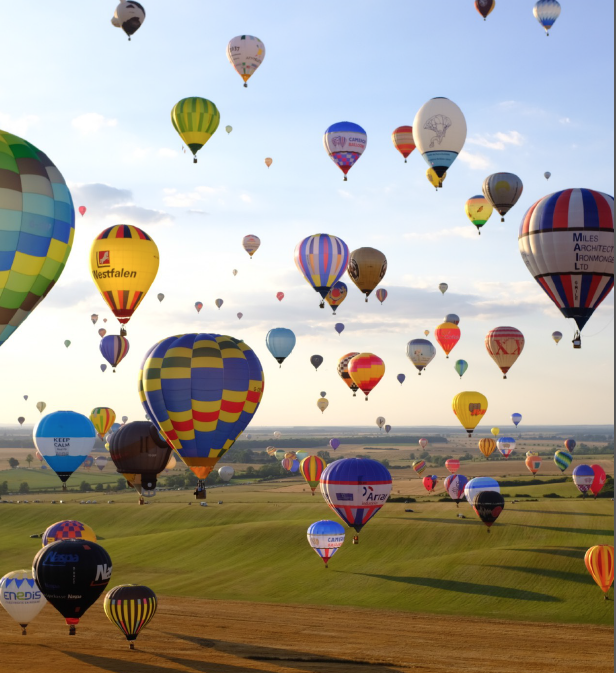 vol en montgolfière après le déconfinement