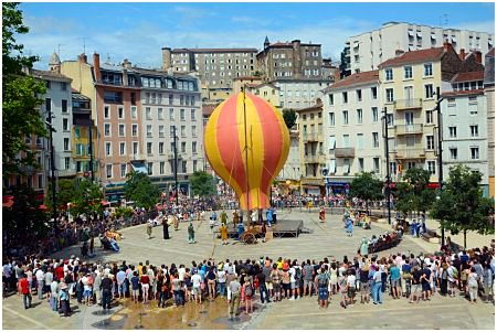 histoire de la montgolfiere-reconstitution Annonay