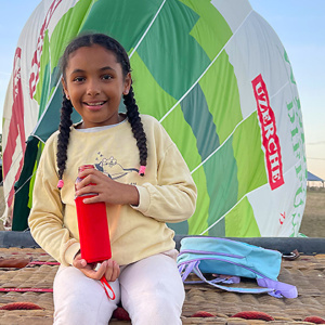 Billet enfant vol libre en montgolfiere