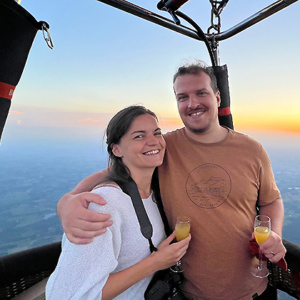 Vol en montgolfière avec levée de soleil à 2000m