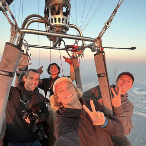 Option vidéo pour vol en montgolfière